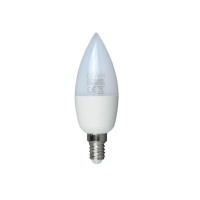 E14-7W-6000K-C37 Лампа LED (Свеча OPAL) от интернет магазина Elvan.ru