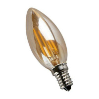 E14-5W-4000K Лампа LED (Свеча золото Филамент) от интернет магазина Elvan.ru