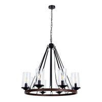 Подвесная люстра Arte Lamp Dalim A7014SP-8BK от интернет магазина Elvan.ru