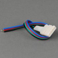 Коннектор с проводом 15см для светодиодной ленты RGB 5050 от интернет магазина Elvan.ru