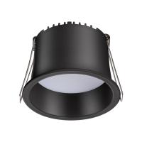 358900 SPOT NT22 472 черный Светильник встраиваемый светодиодный IP20 LED 4000К 9W 220V TRAN