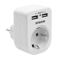 Сетевой переходник STEKKER ADP16-24-20