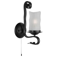 Бра Arte Lamp Scroll A7915AP-1BK от интернет магазина Elvan.ru