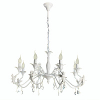 Подвесная люстра Arte Lamp Angelina A5349LM-8WH от интернет магазина Elvan.ru