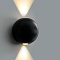 161A/2-6W-4000K-Bk Cветильник aрхитектурный светодиодный черный от интернет магазина Elvan.ru