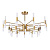 Подвесная люстра Arte Lamp Ramona A7410PL-40PB