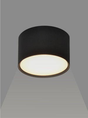 2337-6W-3000-Bk Светильник светодиодный накладной черный от интернет магазина Elvan.ru