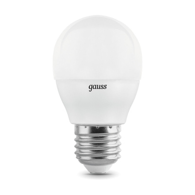 Светодиодная лампа Gauss Шар 7W 470Lm 4100K E27 53227T
