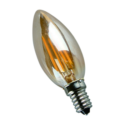 E14-5W-3000K Лампа LED (Свеча золото Филамент) от интернет магазина Elvan.ru
