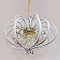 8268/18-91W-3500K Люстра светодиодная подвесная белая с золотом ELVAN от интернет магазина Elvan.ru