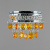 7048-MR16-5.3-Amb-Ch Светильник точечный янтарный-хром от интернет магазина Elvan.ru