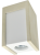 210033-GU10-Wh/Gl Светильник накладной квадратный белый/бежевый от интернет магазина Elvan.ru