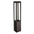 Уличный светодиодный светильник Arte Lamp Pherkad A2726PA-1BK