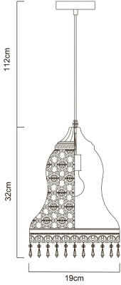 Подвесной светильник Arte Lamp MAHARAJA