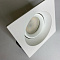 4014SQ-G5.3-Wh Светильник точечный белый от интернет магазина Elvan.ru