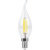 E14-6,5W-4000K Лампа LED (Свеча прозрачная Филамент) L&B от интернет магазина Elvan.ru