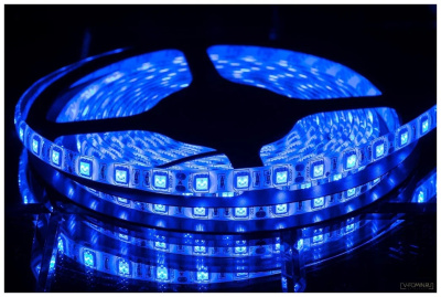 5050Е IP65 7.2W 30LED (5 м.) синяя
