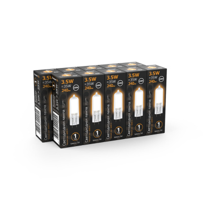 Светодиодная лампа Gauss 3,5W 240Lm 3000K G4 107807103