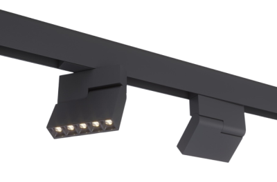 1010 Светильник трековый магнитный черный, 12W 48V, 3000K