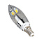 E14-5W-3000K-Dim-Q68 Лампа LED (свеча хром диммируется) от интернет магазина Elvan.ru
