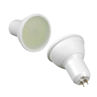 GY5.3-7W-MR16-6000K-2835-plastic Лампа LED от интернет магазина Elvan.ru