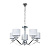 Подвесная люстра Arte Lamp ALHENA A4091LM-5CC