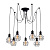 Подвесная люстра Arte Lamp A1109SP-7BK