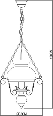 Подвесной светильник Arte Lamp GAMBRINUS
