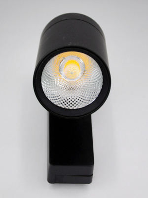 05R-20W-3000K-Bk Светильник светодиодный трековый черный от интернет магазина Elvan.ru Элван