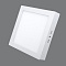 702SQ-12W-4000K-Wh Светильник светодиодный накладной квадратный белый от интернет магазина Elvan.ru
