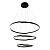 Подвесная светодиодная люстра Arte Lamp Alfie A2180SP-60BK
