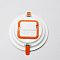 308R-12W-4000K-Wh Светильник светодиодный встраиваемый от интернет магазина Elvan.ru