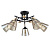 Потолочная люстра Arte Lamp GLASSY A5078PL-5BK