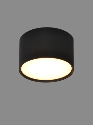 2337-6W-4000-Bk Светильник светодиодный накладной черный от интернет магазина Elvan.ru