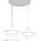 155/4x21W-4000K Люстра светодиодная подвесная белая круглое основание (с пультом) ELVAN от интернет магазина Elvan.ru