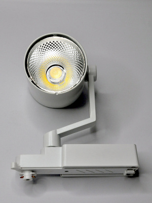 01-30W-4000K-Wh Светильник светодиодный трековый белый от интернет магазина Elvan.ru Элван