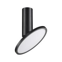 358346 OVER NT20 358 черный Светильник накладной IP20 LED 4000K 18W 85-265V HAT