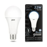 Светодиодная лампа Gauss A70 22W 2000Lm 4100K E27 102502222