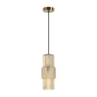 5019/1 MODERN ODL23 481 бронзовый/янтарный металл/стекло Подвес E14 1*40W PIMPA