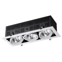 358442 SPOT NT20 266 бел/черн Встраиваемый карданный светильник IP20 LED 4000К 3*24W 100-265V GESSO