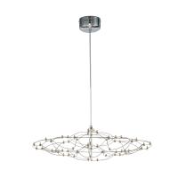 4305-6P, подвесная люстра, D585xH190/2190, LEDx23W, 5300LM, 3000K/4500K/6000K, included, remote control