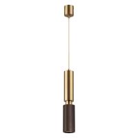 7062/1A MINIMA ODL25 237 Подвесной светильник темное дерево/металл IP20 GU10 LED 7W 220V CAUCHO