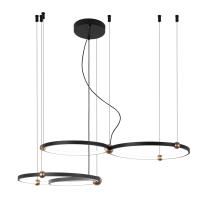 4569-4P, подвесная люстра, L1220xW500xH2000, LEDx70W, 4500LM, 4000K, included
