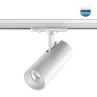 359156 PORT NT23 200 белый Светильник трековый однофазный двухжильный IP20 LED 24W 220V 4000К 2300Лм SELENE