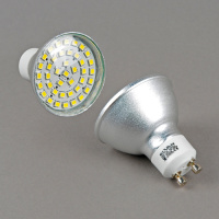 GU10-5W-3000K-42LED-2835 Лампа LED (прозрачная) от интернет магазина Elvan.ru