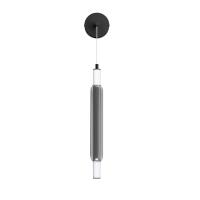 6556/15WL LEDIO LN25 237 черный/дымчатый/металл/акрил, стекло Бра LED 15W 4000К 220V TRENDY