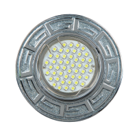16226-MR16-5.3-Wh Светильник точечный белый с блестками от интернет магазина Elvan.ru