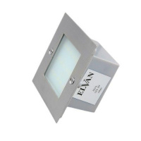 025-(5901S)3000K-2W (7*7*5.5) Светильник светодиодный встраиваемый (подсветка для лестниц) ELVAN от интернет магазина Elvan.ru