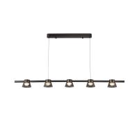 4247-5P, подвесная люстра, L1180xW100xH1200/1800, 5xLEDx6W, 600LM, 4000K, included
