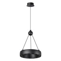 359396 OVER NT24 278 черный Светильник подвесной светодиодный, длина провода 2м IP20 LED 12W вниз/5W вверх 220V 1360Лм 3000K TURN